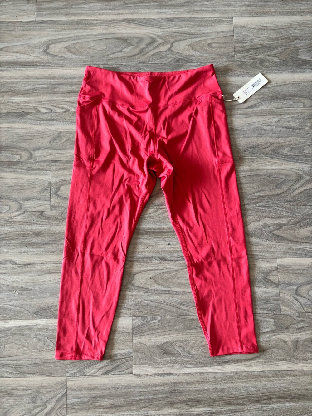 C&C California Bright Red Athletic Leggings